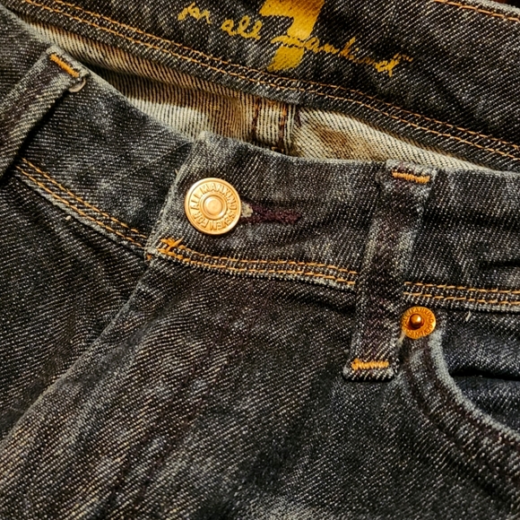 7 For all mankind woman's straight leg jeans mint condition.low low low rise - Picture 1 of 6
